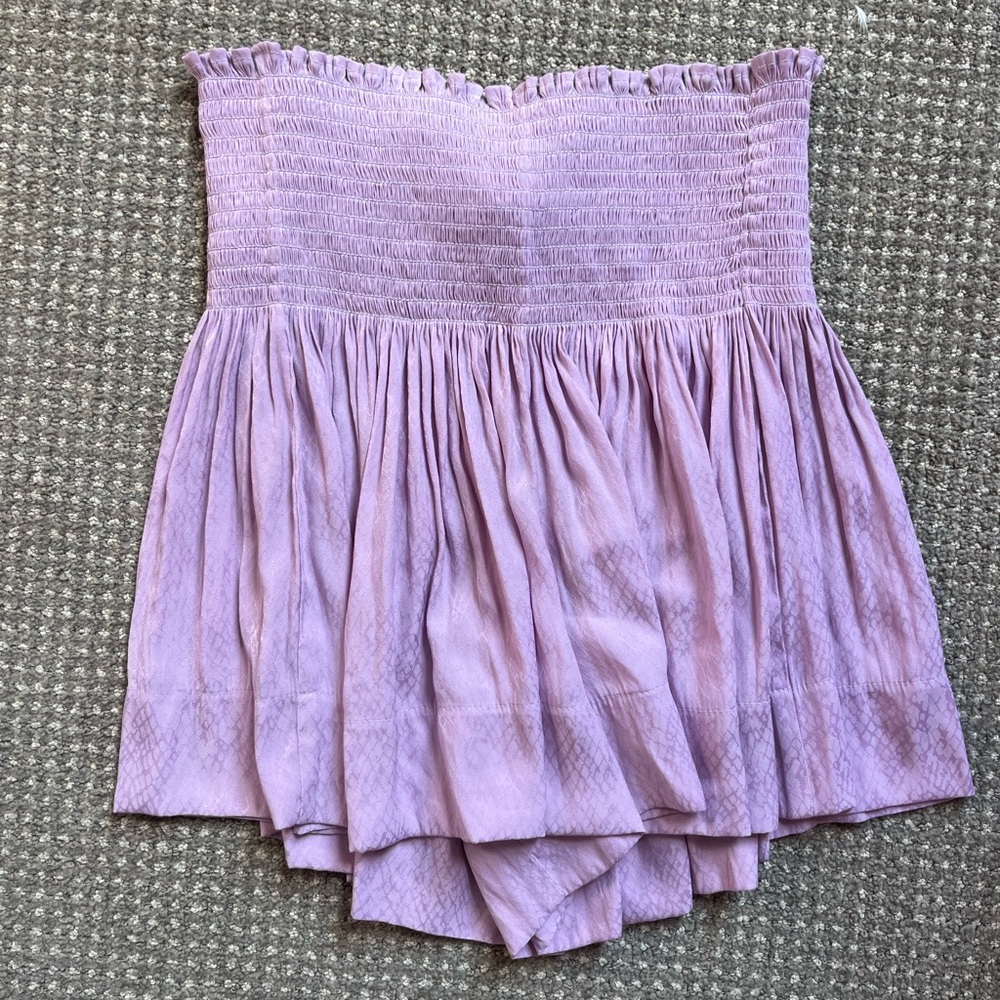 Lavender Snakeskin Koch Skirt